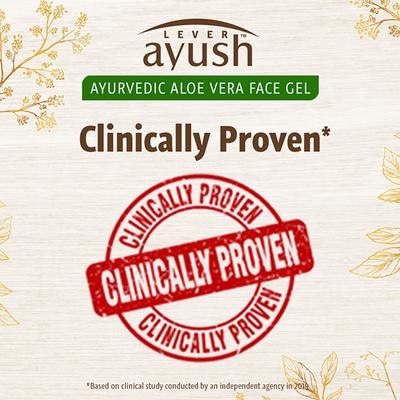 Lever Ayush Natural Ayurvedic Aloe Vera Cooling Face Gel 150 gm - Face Gels