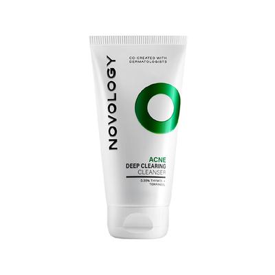 Novology Acne Clearing Cleanser for Acne, Whiteheads & Blackheads - Suitable for Sensitive Skin 150 gm - Face Wash & Cleansers