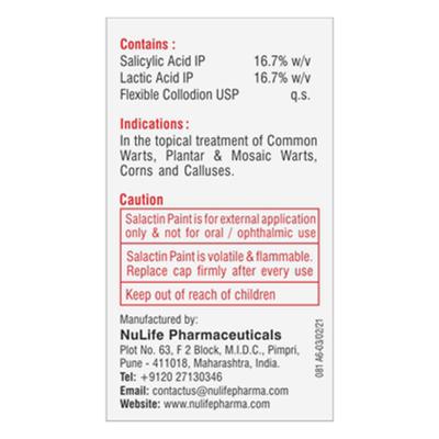Salactin Paint 10ml - Warts/Calluses/Other Skin Lesion-Ker