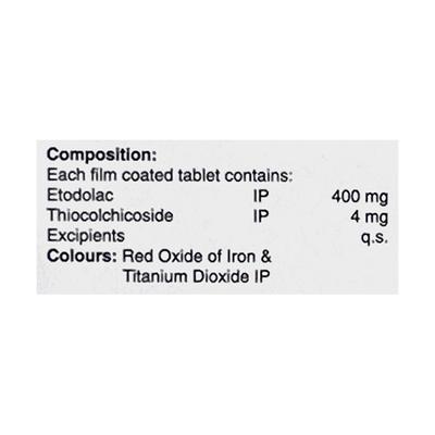 ETOLOSET MR Tablet 10's - Pain relief-Nsa