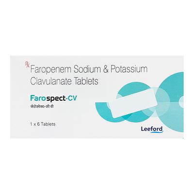 FAROSPECT CV Tablet 6's - Bacterial Infections-OBL