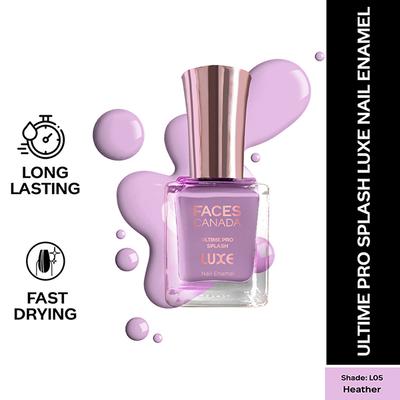 Faces Canada Ultime Pro Splash Luxe Nail Enamel - Heather (L05) 12 ml - Nail Polish
