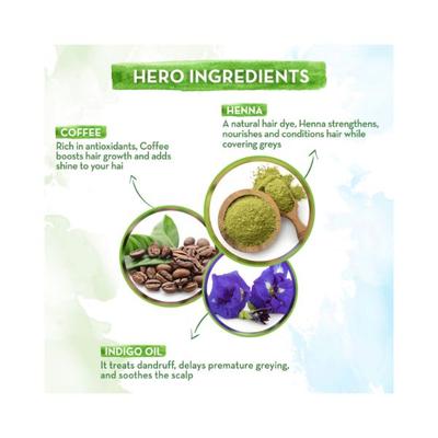 Mamaearth Natural Henna Paste Ready to Apply with Henna & Dark Roasted Coffee for Rich Naturally Colored Hair 200 gm - Hair Masks & Packs