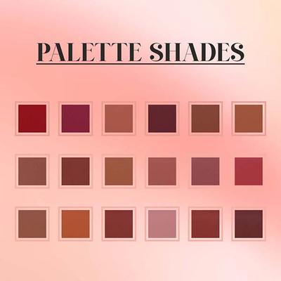 Matt Look Lets Showy Lip Color Palette, Long Lasting - Lets Showy 18 gm - Lip Kits & Palettes