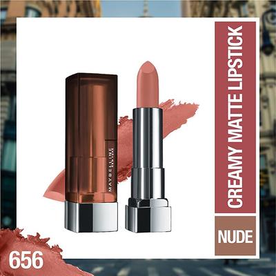 Maybelline New York Color Sensational Creamy Matte Lipstick, 656 Clay Crush 3.9 gm - Lipsticks