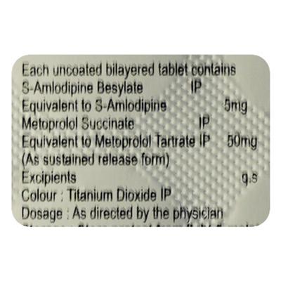 S MAX M 5 Tablet 10's - Hypertension-Cal