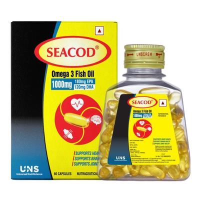 Seacod Omega 3 Fish Oil Capsule 60's - Multi-Vitamins
