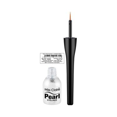 Miss Claire Pearl Eyeliner 22 White Glitter 5 Gm - Eyeliners