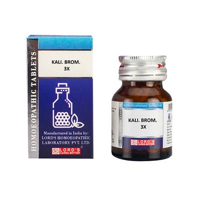 Lord's Trituration Kali Brom 3X Tablet 25 gm - Bio-Chemic