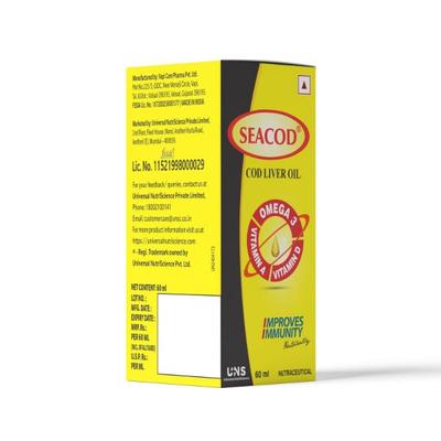 Seacod Cod Liver Oil (Type B) BP 60 ml - Multi-Vitamins