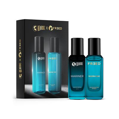 Beardo Men Mariner And Freed Marina Bae Fragrance Long Lasting Pocket Perfume - 20ml Each 1's - Men Perfumes (Edt/Edp)
