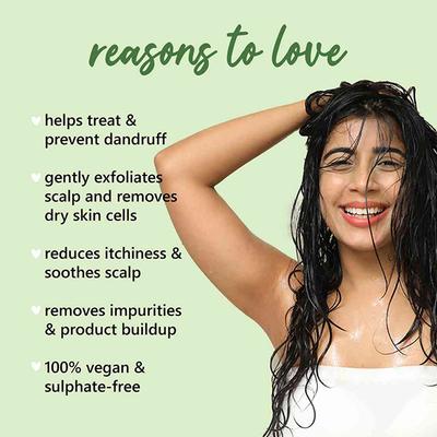 Plum Tea Tree Buildup Control Scalp Scrub 100 ml - Hair Lotions & Tonics