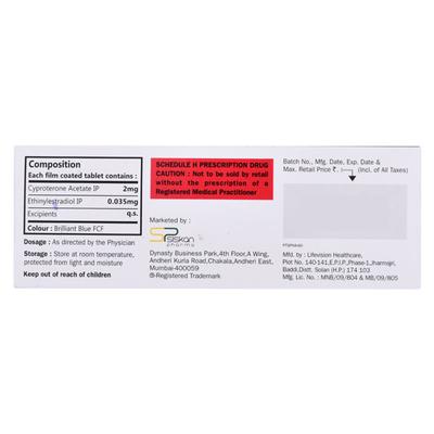 SISMYO M 35 Tablet 21's - Contraception-Ora