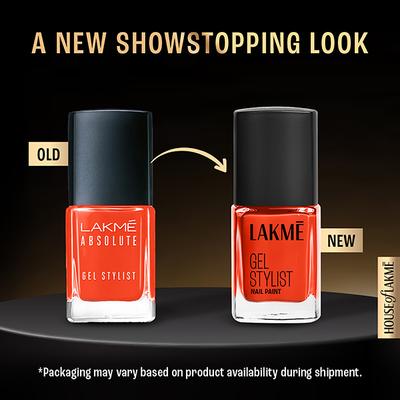 Lakme Absolute Gel Stylist Lobster Love 12 ml - Nail Polish