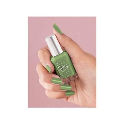Swiss Beauty Slay Nail Color, Shade - Cool Green 13 gm - Nail Polish