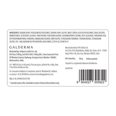 Cetaphil Cleansing Moisturizing Syndet Bar 100 g - Soaps