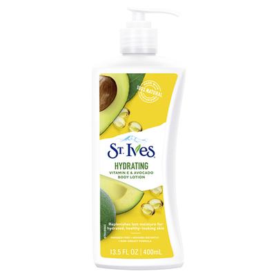 St. Ives Hydrating Vitamin E & Avocado Body Lotion 400 ml - Lotions & Creams