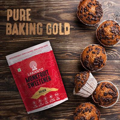 Lakanto Monkfruit Sweetener (Combo Pack Of Golden 2X (30's X 2.5 g) + Golden 454 g) 1's - Sugar Substitute