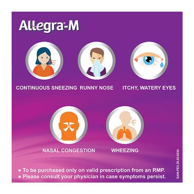 Allegra M Tablet 10'S - Allergies-Ant