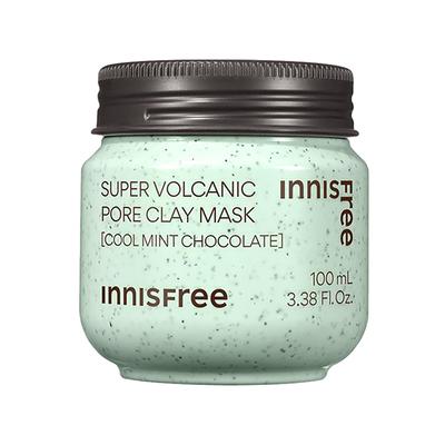 Innisfree Super Volcanic Pore Clay Mask (Cool Mint Chocolate) 110 gm - Masks & Peels