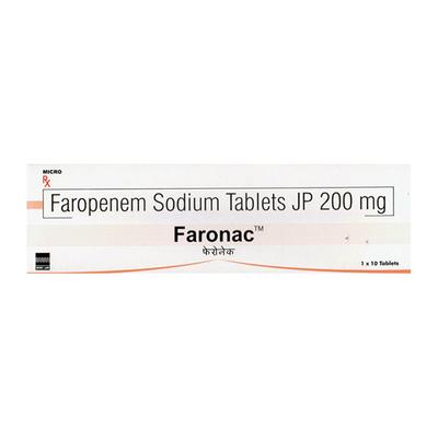 FARONAC Tablet 10's - Bacterial Infections-OBL