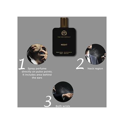 The Man Company Night Perfume Eau De Parfum 50 ml - Men Perfumes (Edt/Edp)