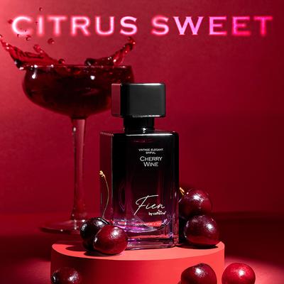 Mcaffeine Fien Cherry Wine Perfume For Women- Citrus-Sweet EDP, 12 Hrs Long Lasting 100 ml - Women Perfumes (Edt/Edp)