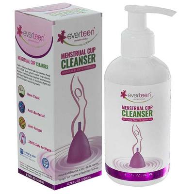 everteen Menstrual Cup Cleanser With Plants Based Formula for Women 200 ml - Menstrual Cups