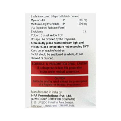 OOSURE M SR Tablet 15's - Polycystic ovary syndrome(PCOS)