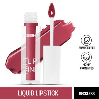 Insight Cosmetics Matte Lip Ink - 03 Reckless 4gm - Liquid Lipsticks