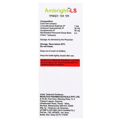 AMBRIGHT LS Syrup 100ml - Asthma/COPD-Ast