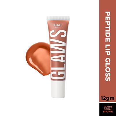 Fae Beauty Peptide Lip Gloss With Passionfruit Oil & Argireline Hydrating Shade Blooming 12 gm - Lip Glosses