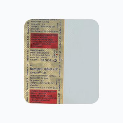 Cardace 1.25mg Tablet 15'S - Hypertension-ACE