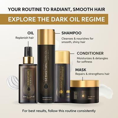 Sebastian Professional Dark Oil Hair Styling Oil 95 ml - Hair Oils