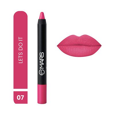 MARS Won't Budge Won't Smudge Lip Crayon - Let's Do It 3.5 gm - Lip Crayons