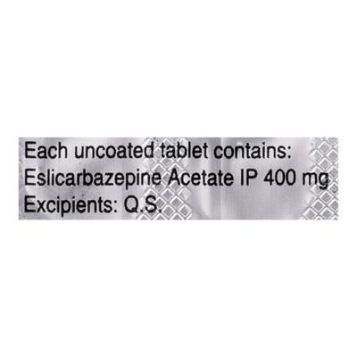 Eslizen 400mg Tablet 10'S - Epilepsy/Convulsion-Ant