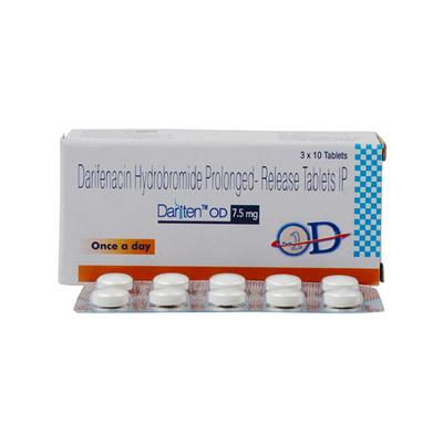 Dariten OD 7.5mg Tablet 10'S - Bladder And Prostate Disorders-Oth