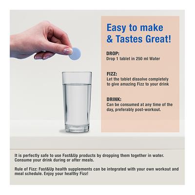 Fast&Up Reload Hydration & Energy Effervescent Tablet - Blueberry Flavour 20's - Energy Drinks