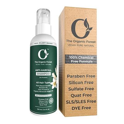 Organic Forest Hair Fall Control, Hair Thickening & Hair Growth Shampoo 100 ml - Shampoos