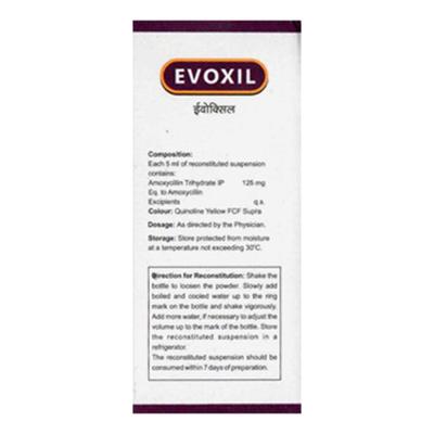 EVOXIL Mango Flavour Oral Suspension 60ml - Bacterial Infections-Pen