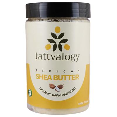 Tattvalogy Organic Shea Butter Raw Unprocessed & Unrefined 500 gm - Body Butter