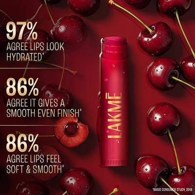 Lakme Lip Love Cherry Lip Care 22 Hrs Moisture Spf 15 4.5Gm - Lipsticks