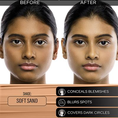 FACES CANADA 3in1 All Day Hydra Matte Foundation + Moisturizer + SPF 30 Soft Sand 041 15 ml - Foundation