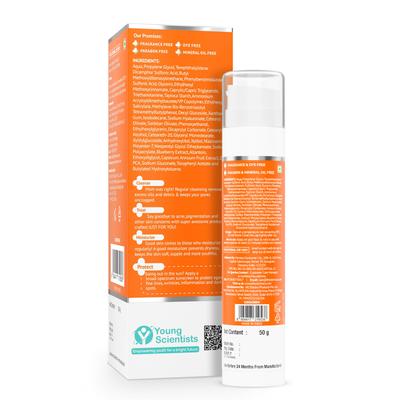 The Derma Co. 1% Hyaluronic Sunscreen Oil-Free Gel Lightweight Sunscreen Acne-Prone Skin 50 gm - Face Sunscreen