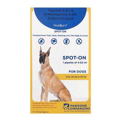 FLICKOUT F SPOT ON (VET) FOR DOGS 40-60KG Liquid 4.02ml - General-P