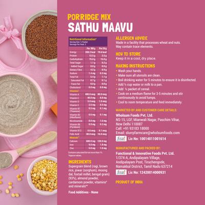 Slurrp Farm Ragi Trial Pack Combo (Pack of 4 x 50g) 200 g - Baby And Infant Supplements