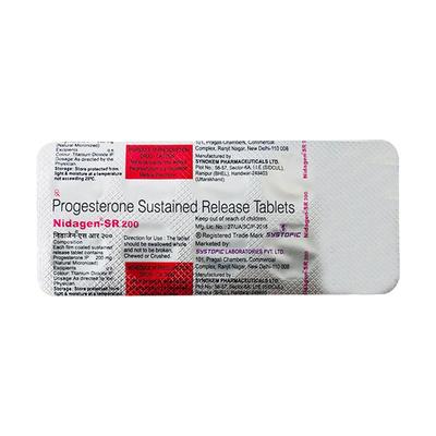 Nidagen SR 200mg Tablet 10'S - Hormonal Therapy-Oes