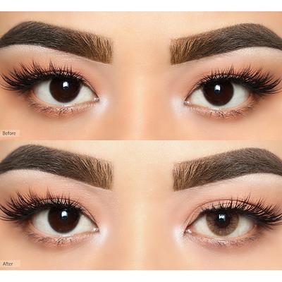 O-Lens Russian Velvet Monthly Coloured Contact Lenses - Brown ( 0.00 ) 1's - Eyecare Lenses