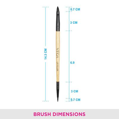 Vega Lip Filler Lip Liner Wood (DMB - 03) 1's - Lip Brush