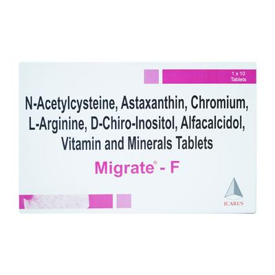 MIGRATE F Tablet 10's - Supplements-Vam